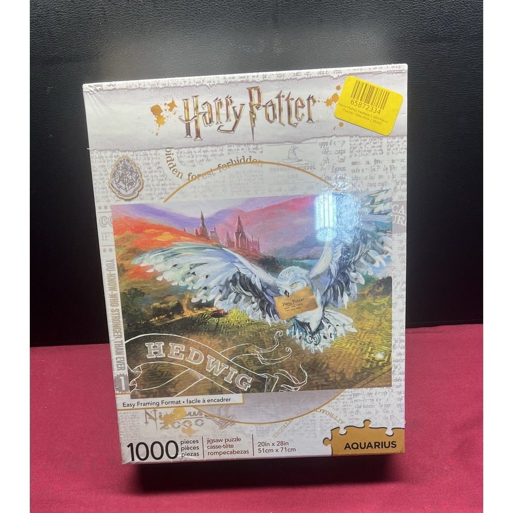 NIB Harry Potter Hogwarts Castle, Hedwig 1000 Piece Jigsaw Puzzle by Aquarius